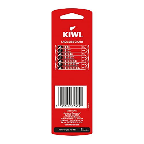 SC Johnson Kiwi Dress Shoe Laces, round, Black, 0.32 Oz - Image 2