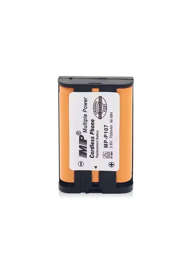 أم بي بطارية -107 قابلة لإعادة الشحن 3.6V 800mAh Ni-MH – بطارية بديلة لهواتف الاتصال اللاسلكية والأجهزة الأخرى - Image 1