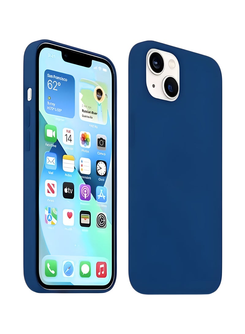 غطاء حماية واقٍ لهاتف أبل آيفون 13 أزرق - Image 2