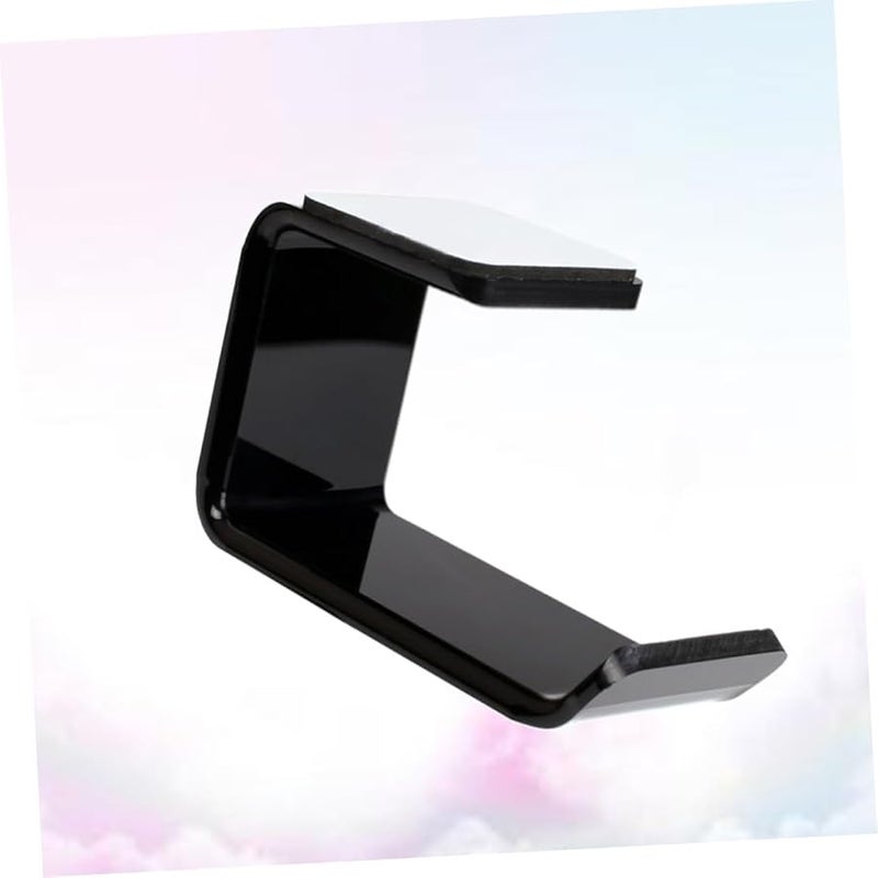 حامل سماعات الرأس اللاصق متعدد الاستخدامات باللون الأسود - Image 4