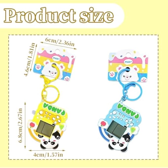 BRICK SPIELEKONSOLE, MINI RETRO GAME CONSOLE, CLASSIC PANDA GAMES, FOR CHILDREN AND ADULTS - Image 2