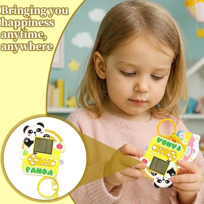 BRICK SPIELEKONSOLE, MINI RETRO GAME CONSOLE, CLASSIC PANDA GAMES, FOR CHILDREN AND ADULTS - Image 5