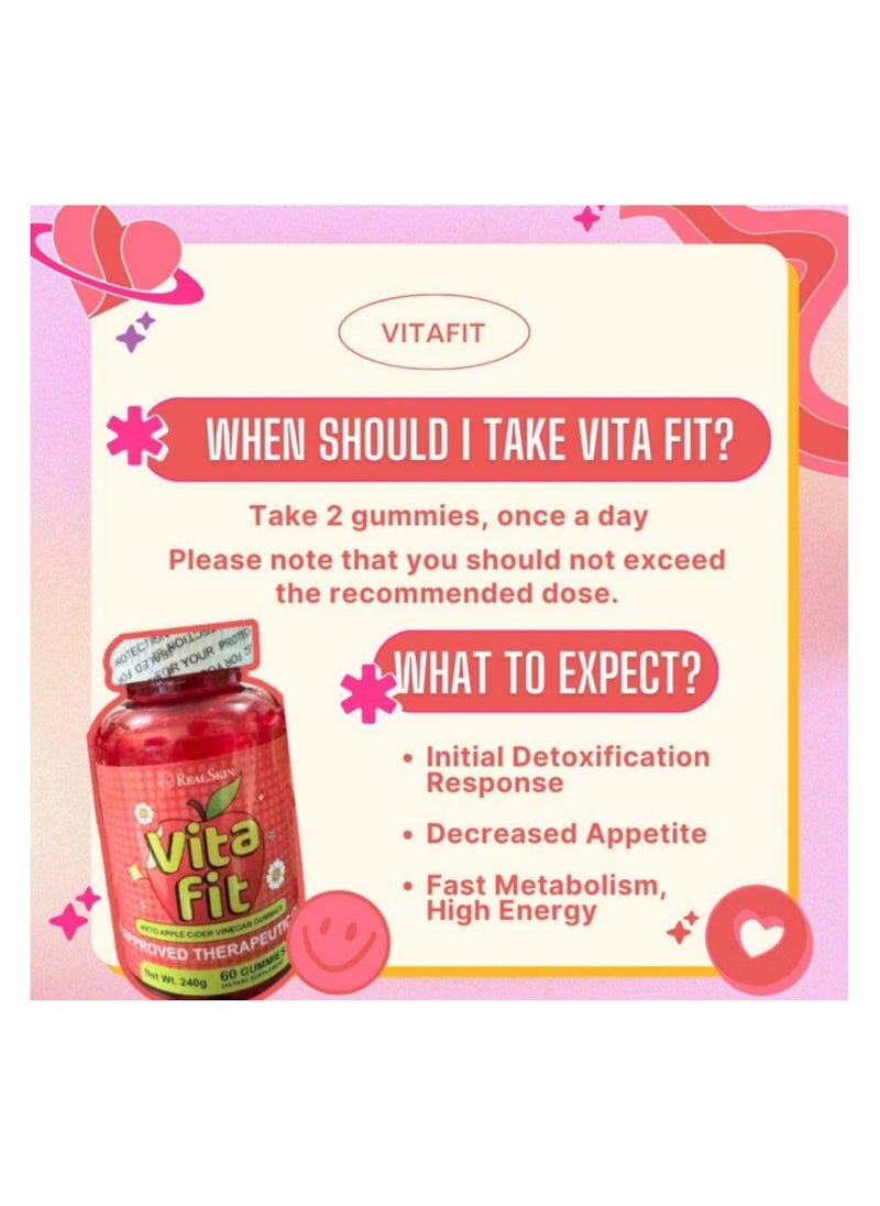 Real Skin Apple Cider keto Gummies Slimming And Detox Gummies And For  - Image 5
