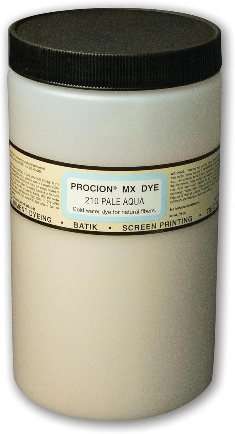 Jacquard Procion MX Dye in Pale Aqua - 0.5kg for Fabric Dyeing - Image 1