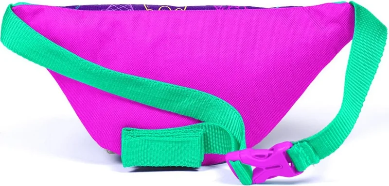CORAL HIGH Kids Purple Pink Ice Cream Patterned Waist Bag 11531