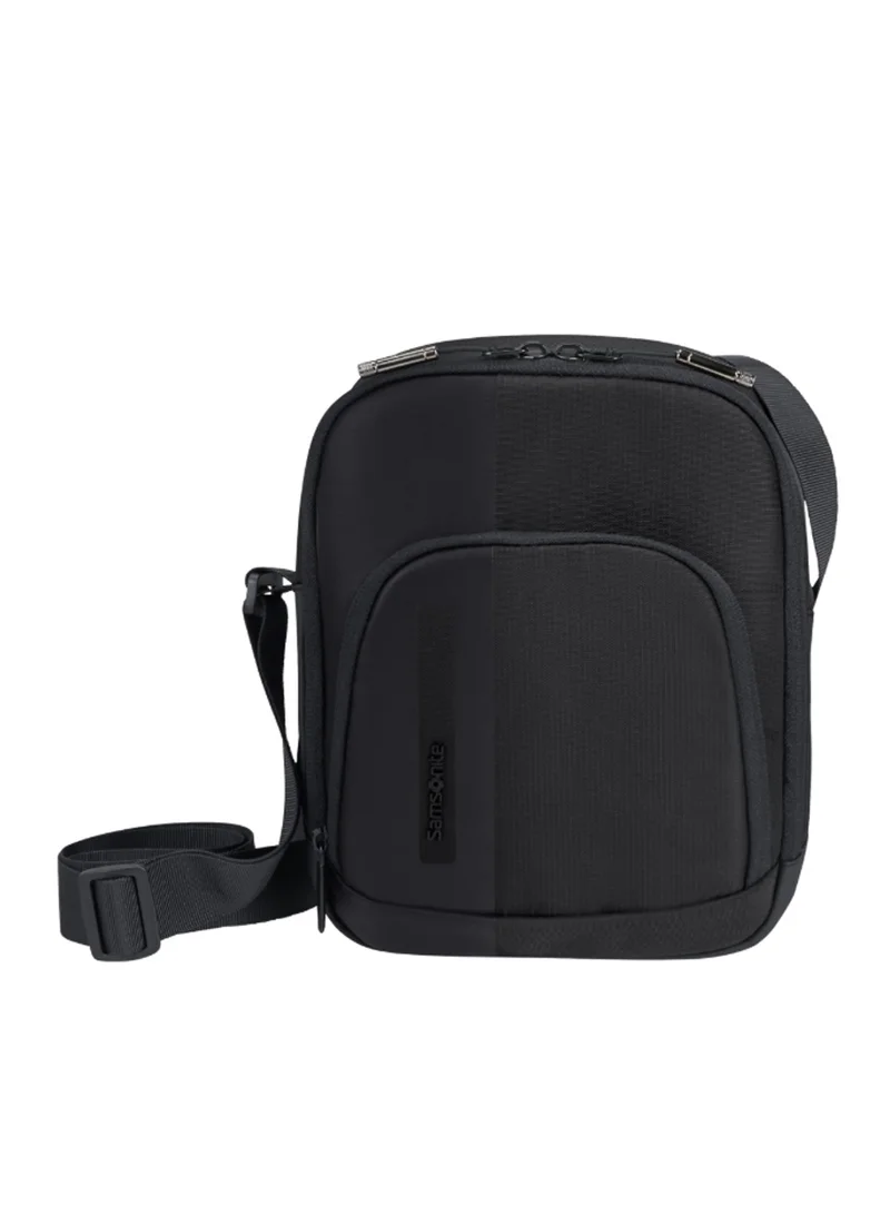 Samsonite Biz2Go 9.7" Crossover, Polyester, Black|Adjustable Strap|RPET|Tablet Compartment - 2 Years International Warranty