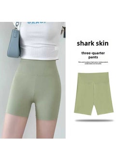 Womens Slimming Shark Shorts Summer LightweightThree points shark pants [Matcha Green] solid color Three points shark pants [Matcha Green] solid color