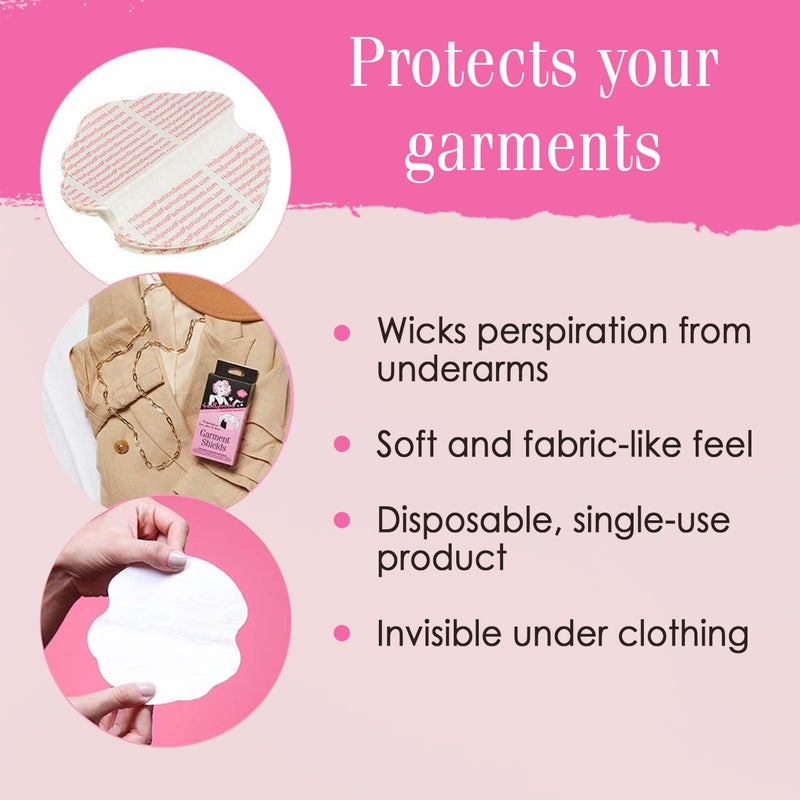 Hollywood Fashion Secrets Hollywood Fashion Secrets Garment Shields, Moisture Wicking Sweat Pads, 10 Count - Image 4