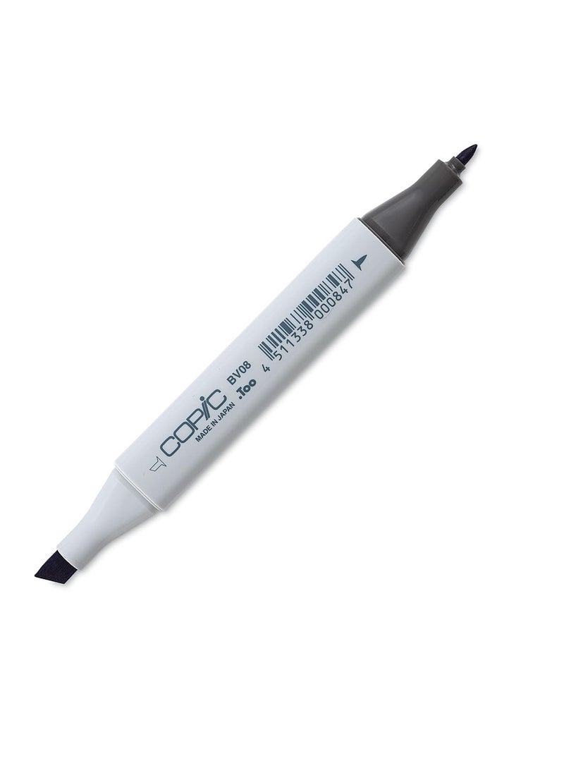 COPIC - Copic Marker with Replaceable Nib, BV08-Copic, Blue Violet - Image 1