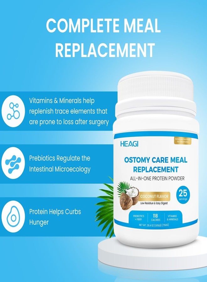 Heagimed Ostomy Care Meal Replacement, Hydrolyzed Protein with Prebiotics & MCTs, Low Sugar, Easy Digest, Balanced Nutrition for Ostomates - Image 4