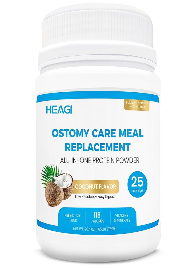Heagimed Ostomy Care Meal Replacement, Hydrolyzed Protein with Prebiotics & MCTs, Low Sugar, Easy Digest, Balanced Nutrition for Ostomates - Image 1