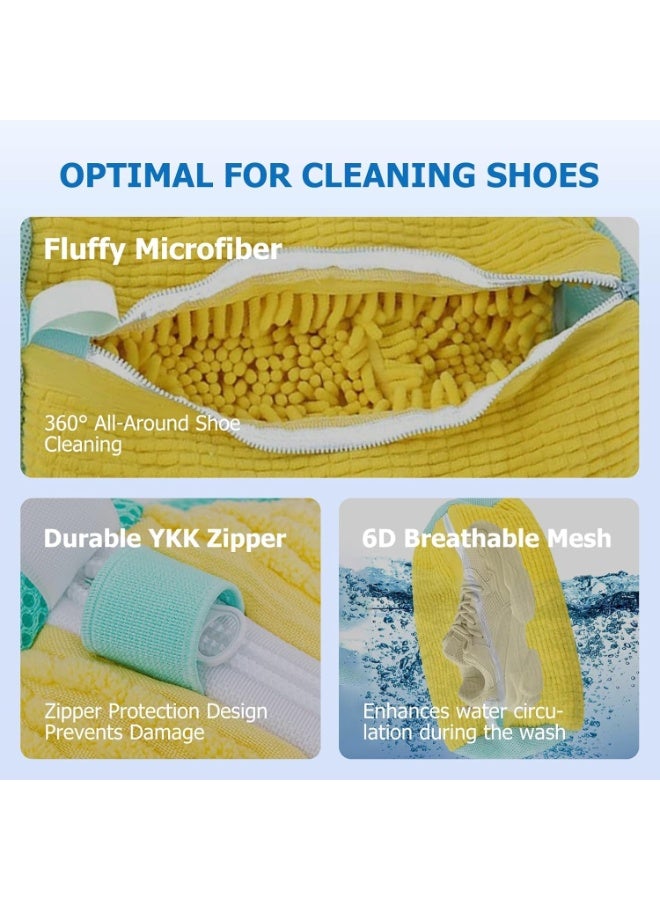 Lonimia Upgraded Washing Bags, 2-Pack, Laundry Bag for Washer & Dryer, Reusable Shoe Cleaner Bag for All Shoe Types and Sizes  - Image 2