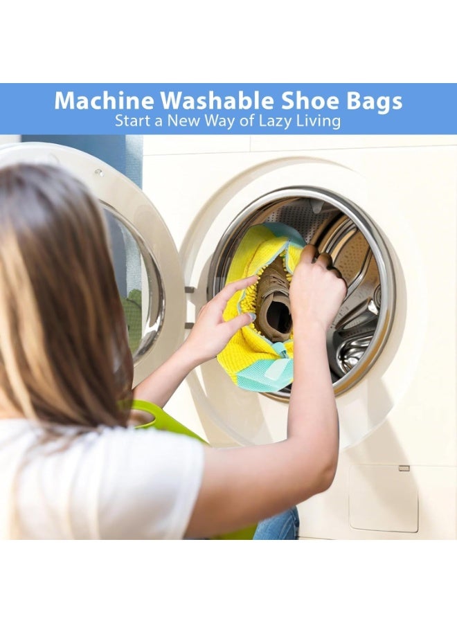 Lonimia Upgraded Washing Bags, 2-Pack, Laundry Bag for Washer & Dryer, Reusable Shoe Cleaner Bag for All Shoe Types and Sizes  - Image 3