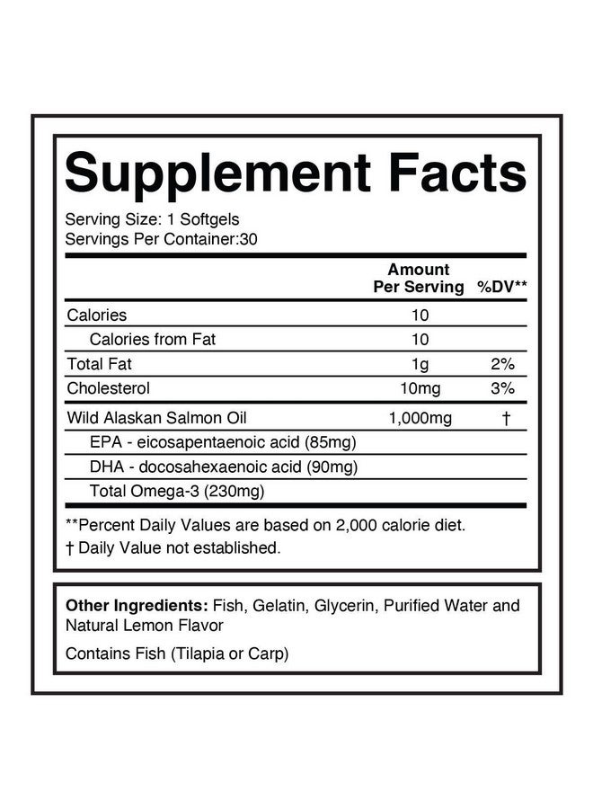 Divine Health Dr.Colbert's Wild Alaskan Salmon Omega-3 Containing Natural Sources of Omega-3, DHA & EPA - Formulated by Dr. Don Colbert - Image 2