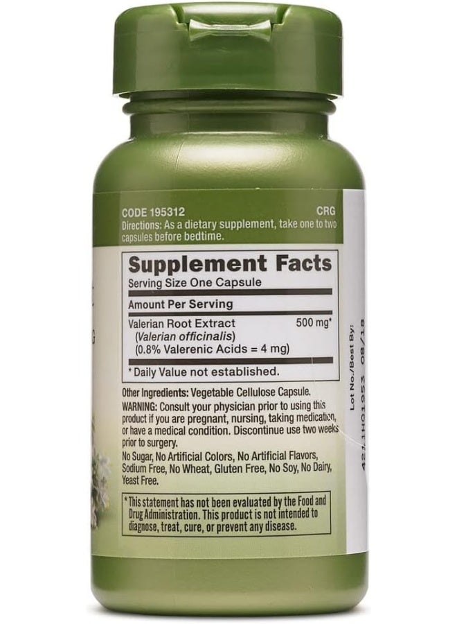 GNC Herbal Plus Valerian Root Extract 500 Mg, 50 Servings  - Image 2
