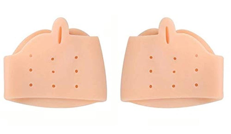Unisex Bunion Relief Corrector Protector Toe Separators Spacers, Beige - 2 Pieces