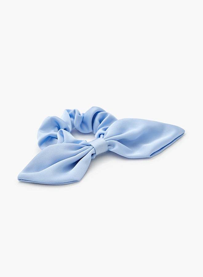 FOREVER 21 Ruched Satin Bow Hair Scrunchie - Image 2