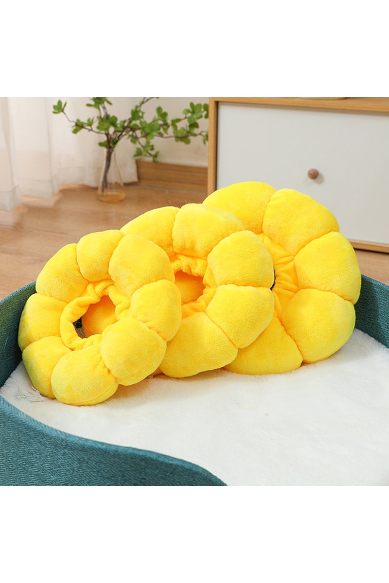 erorex M Yellow Sunflower Pet Collar Adjustable Anti-Bite Surgery Anti-Lick Wound Healing Cat Protection Co