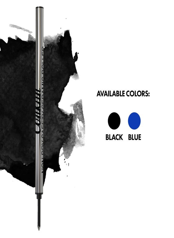Conklin Non-dry Ceramic Rollerball Refill, Black (2 pcs tube) - Image 4