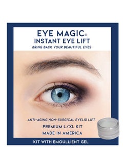 Premium Eyelid Lift (L/Xl Kit + Gel) Made In America Lifts And Defines Droopy, Sagging Or Hooded Eyes Safe For Daily Use