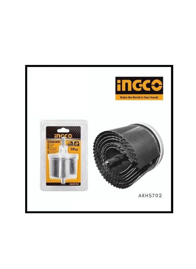 INGCO INGCO 7Pcs Hole Saw Set 50mm - AKH5702  - Image 3