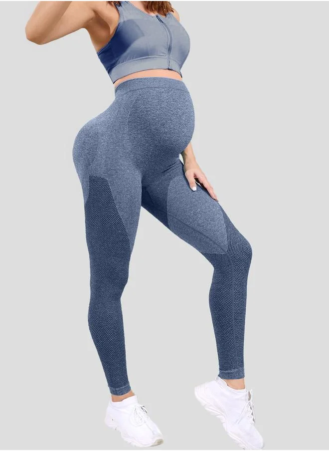 Styli Styli Mesh Detail Maternity Leggings