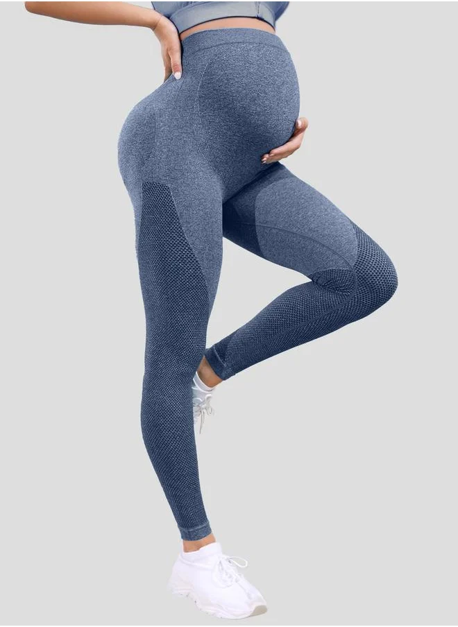 Styli Styli Mesh Detail Maternity Leggings