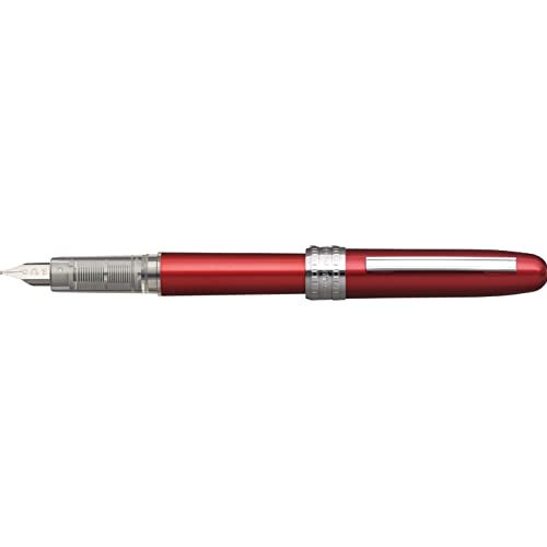 Platinum Fountain Pen, Plaisir Fine Nib, Red (PGB-1000-#70-F) - Image 2