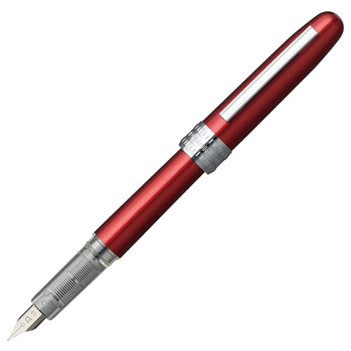Platinum Fountain Pen, Plaisir Fine Nib, Red (PGB-1000-#70-F) - Image 1
