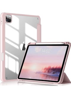 LCYLJGY Case Cover For Apple iPad Pro 11 inch (2022/2021/2020/2018) Generation with Pencil Holder, [Support Apple Pencil Charging and Touch ID], Clear Transparent Case with Auto Wake/Sleep  - Image 1