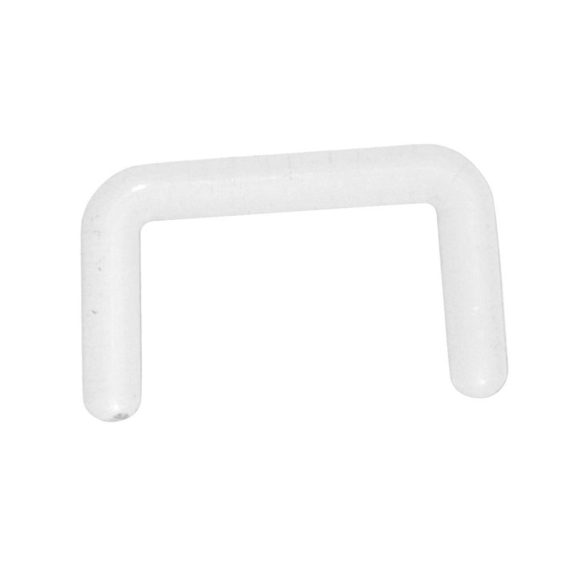PiercingJ 20pcs 14G 16G Clear Bioflex Septum Rings Retainers Flexible Acrylic Nose Ring Retainer U-Shaped Piercing Hider Body Jewelry - Image 2