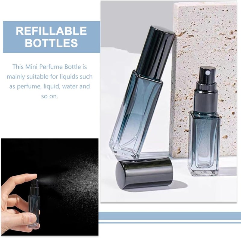Refillable Perfume Spray Bottles 5pcs 9ml Small Glass Travel Atomizer Bottles Portable Fine Mist Sprayer for Perfume Storage and Sample Use - Image 2