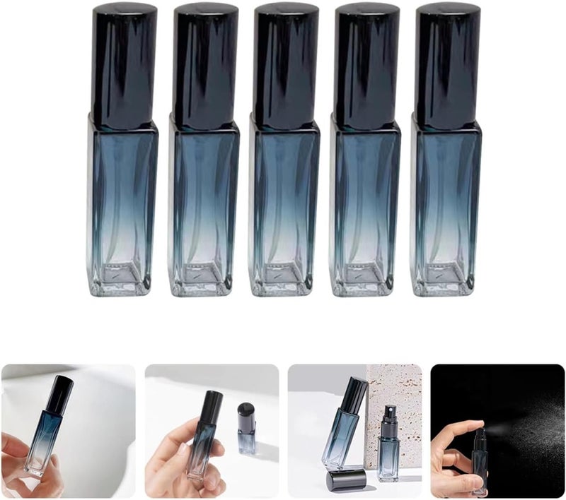 Refillable Perfume Spray Bottles 5pcs 9ml Small Glass Travel Atomizer Bottles Portable Fine Mist Sprayer for Perfume Storage and Sample Use - Image 4