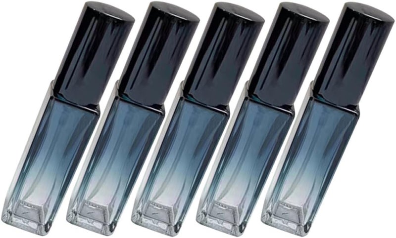 Refillable Perfume Spray Bottles 5pcs 9ml Small Glass Travel Atomizer Bottles Portable Fine Mist Sprayer for Perfume Storage and Sample Use - Image 1