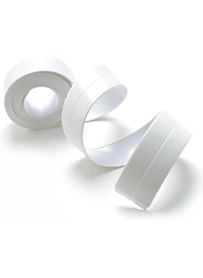 PROMASS - promass 3.2m Bathroom Kitchen Shower water proof mould proof tape Sink Bath Sealing Strip Tape Self adhesive Waterproof Plaster - Image 1