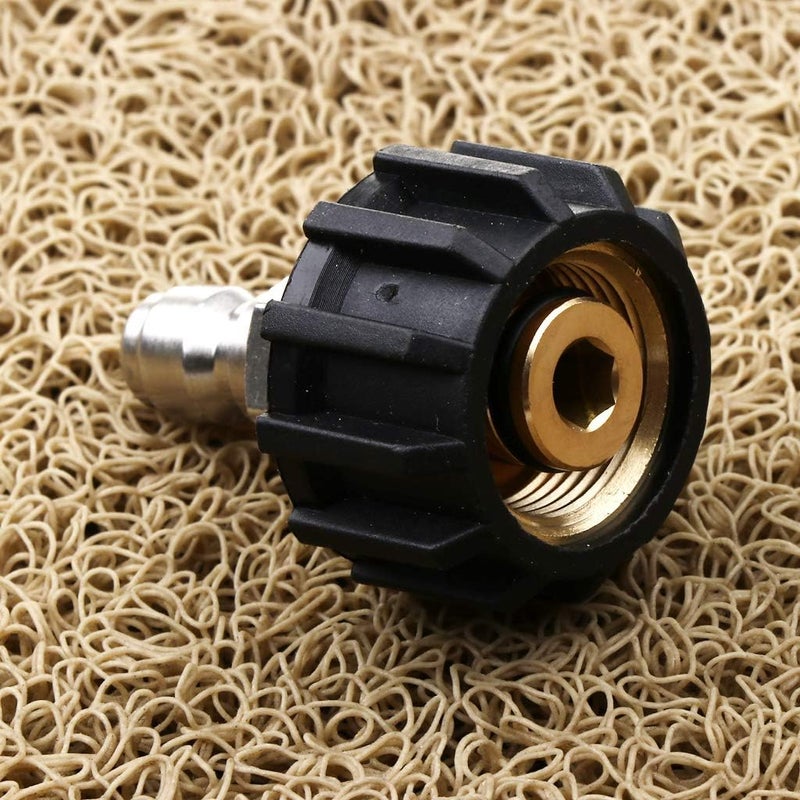 klarako 2pc Pressure Washer Quick Release M22/14 Coupling 1/4 Male Probe Connector, Durable and Easy to use - Image 5