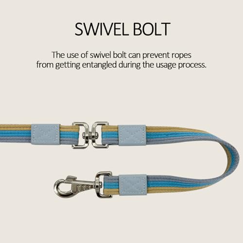 JIAXLTD Lunge Line Polyester Cotton Lunge Line 25 Ft with EVA Stop Equine Lunge Line for Horses with Swivel Bolt Snap - Image 3