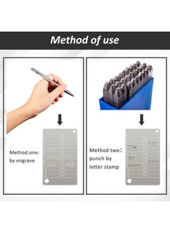 Hotop 2 Pieces Steel Crypto Wallets And 1 Piece Metal Plate Marking Pen, Cryptocurrency For Hardware Cold Wallet Backups Seed Storage Bitcoin Compatible With Bip39 (Metallic)  - Image 4