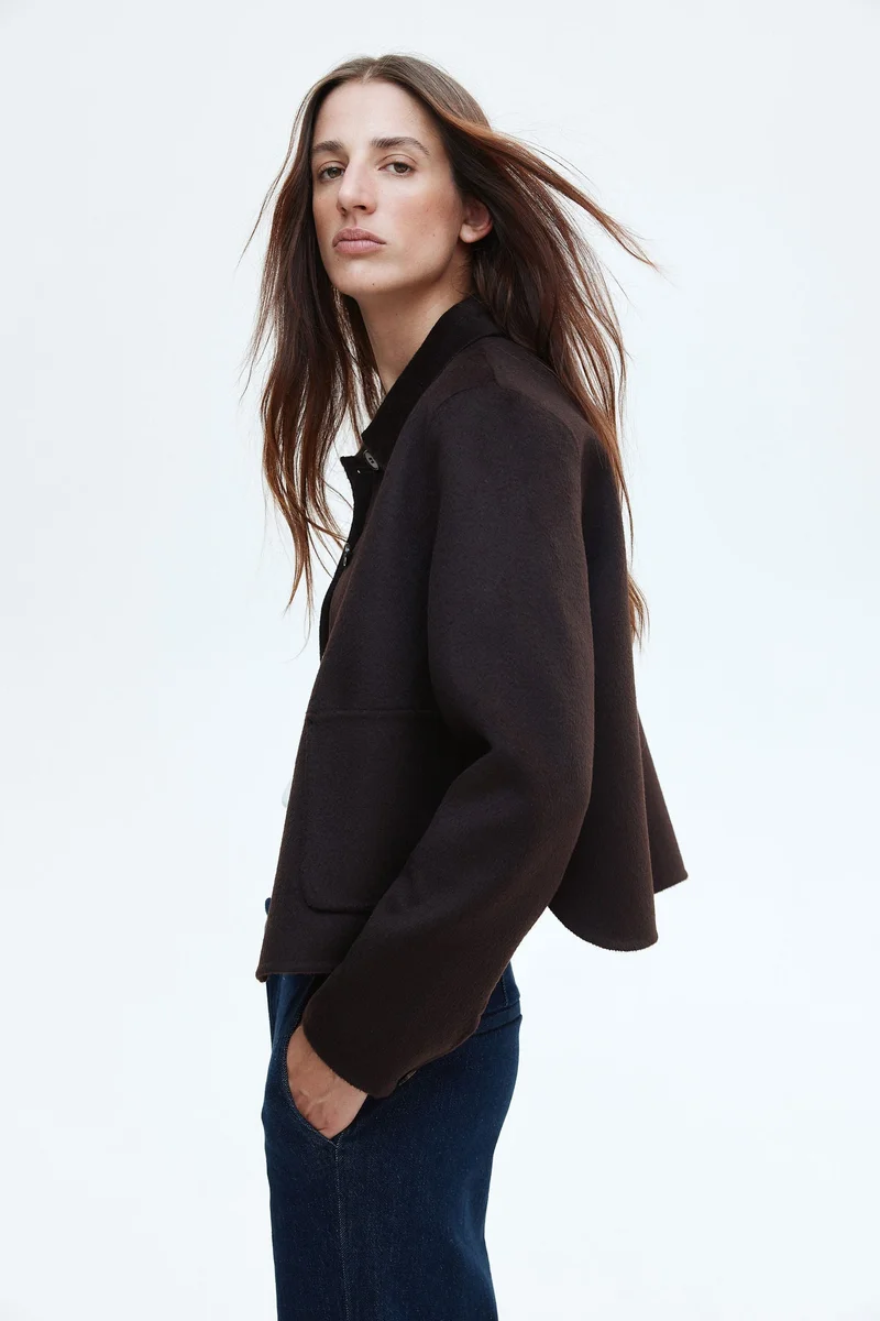 H&M Handmade wool-blend jacket