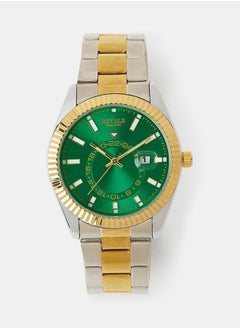 Royale Mega Round Shape Analog Wrist Watch RE199/10 - 40mm - Dual Tone  - Image 1
