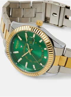 Royale Mega Round Shape Analog Wrist Watch RE199/10 - 40mm - Dual Tone  - Image 3