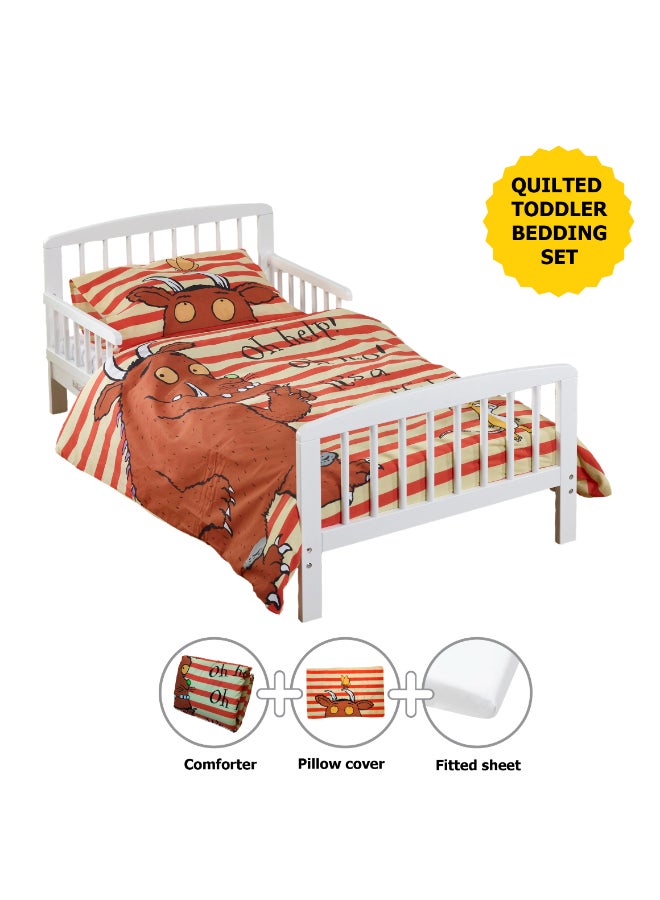 Kinder Valley Grufallo and Mouse Toddler Bedding - 4pc Set - Image 1