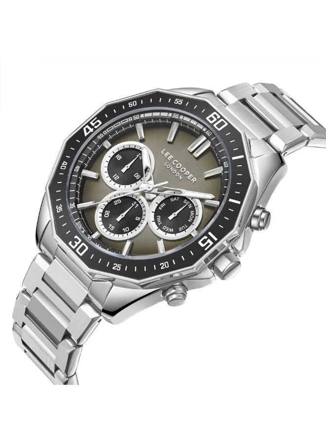 Lee Cooper Men's Metal Multi Function Watch LC08021.350 - 45 mm