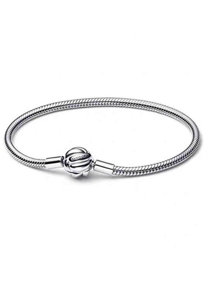 PANDORA - Pandora Moments concentric knot snake bone chain bracelet - Image 1