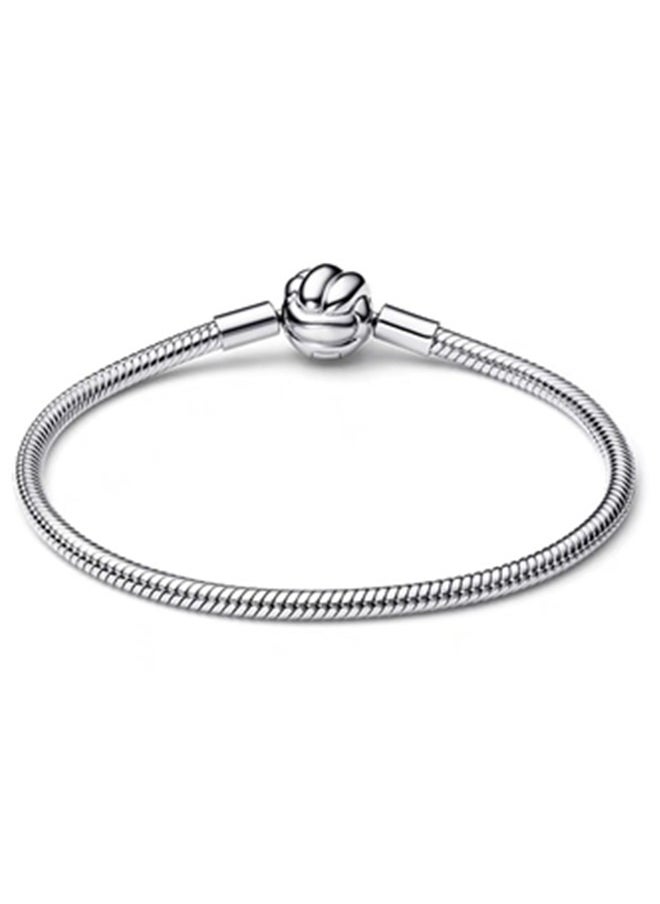 PANDORA - Pandora Moments concentric knot snake bone chain bracelet - Image 1