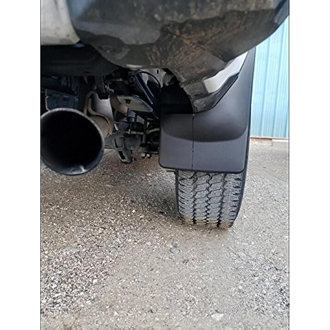 ريحني 20142018 شيفروليه سيلفرادو 1500 و 20152018 2500 3500 تركيب مخصص بدون فتحات طين، واقيات طينية من الفلور، واقيات رشاش، أطقم مصبوبة من 4 قطع، ليست ل GMC Sierra - Image 3