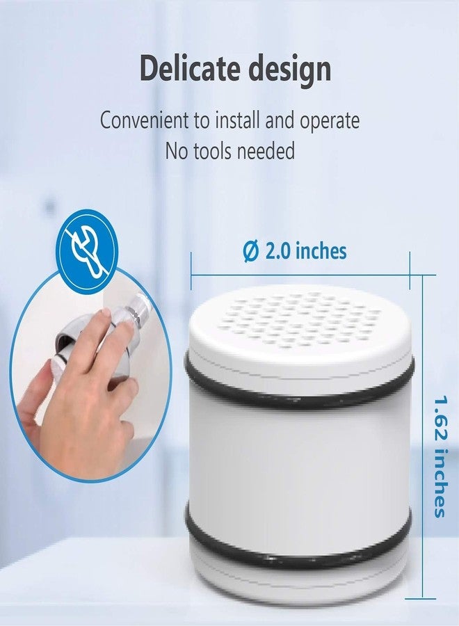 Waterspecialist خرطوشة استبدال فلتر الدش Waterspecialist WHR-140 لـ Culligan® WHR-140، WSH-C125، ISH-100، HSH-C135، فلتر مياه رأس الدش، مع مادة ترشيح KDF المتقدمة، عبوة من 2 - Image 4