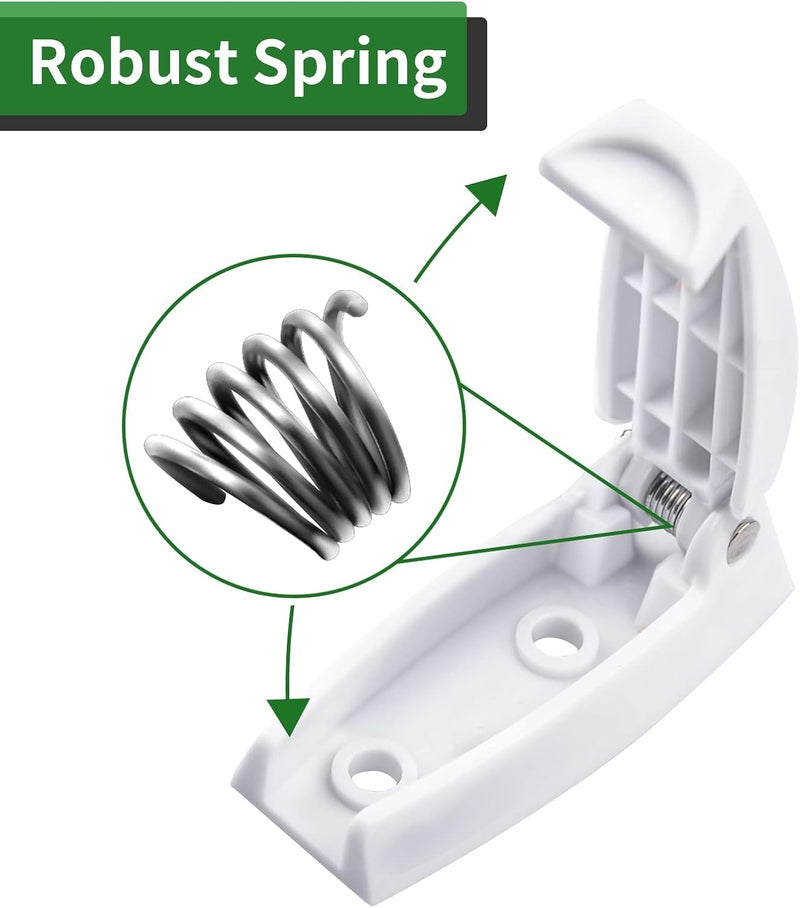 RVGUARD RV Door Holder - 5Pcs White Camper Door Holder - Image 3