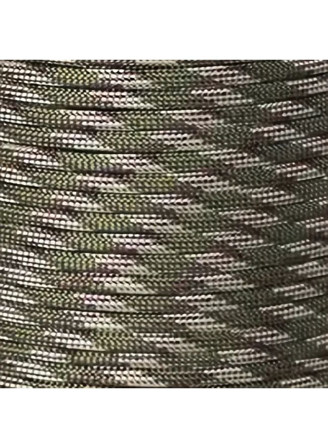 50m Army Green Camouflage Nylon Rope for Outdoor Crafts Jewelry Making DIY - Image 1