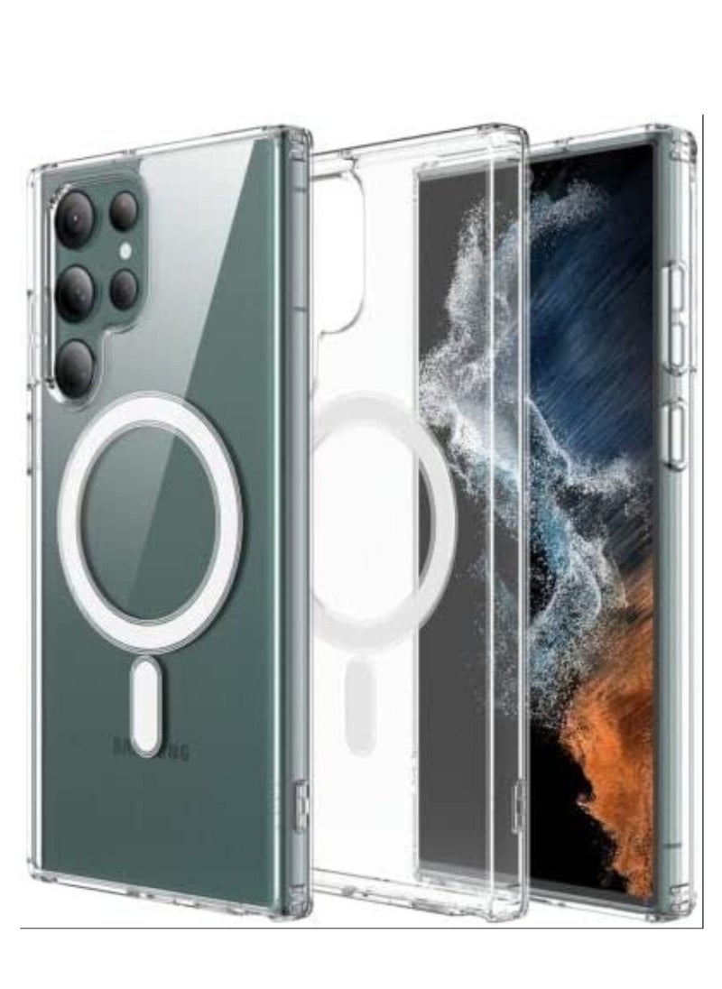 Raxoom Compatible with Samsung Galaxy S23 Ultra Case 6.8-Inch (2023) Slim Fit,Anti Yellowing-Resistant Anti-Scratch Hard Back Crystal-Clear Cover - Image 1
